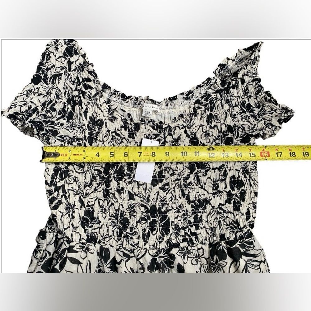 American Eagle Outfitters Womens Floral Mini Dress Size L - Picture 6 of 8
